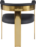 Romeo - Faux Leather Dining Chair With Gold Base (Set of 2)