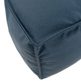 Qivuit Blue Square Pouf
