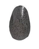 Chiseled Texture Black Iron Elongated Tray- Small