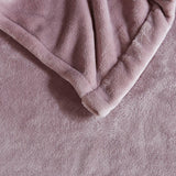 Heated Microlight Plush Electric Bedding Blanket, Lavender