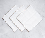 Cloth Napkins - Wedding Napkins - Shell Edge Napkin