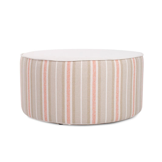 Indoor/Outdoor Universal Round Ottoman Dune Terra