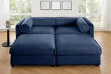 HARMONY 75" Loveseat with 2 Ottomans