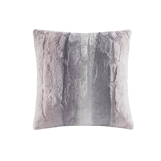 20x20" Faux Fur Throw Pillow