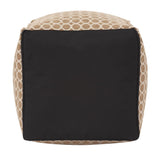 Square Pouf Pyth Gold