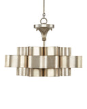 Grand Lotus Small Silver Chandelier