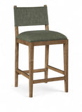 Avon - Linen Textured Performance Fabric Counter Stool