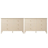 Wholesale 47" 6-Drawer Fluted Dresser, Eco-Friendly & Water-Resistant