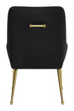 Maxine Dining Chair Black & Gold