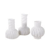 Herring Bulbous Abstract Vase- Small