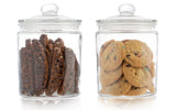 Kook 1/2 Gallon Glass Kitchen Jars, Set of 2