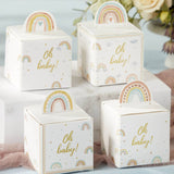 Boho Rainbow Baby Favor Boxes Set of 24