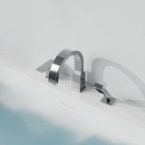 Nite Series Single-Handle Deck-Mount Roman Tub Faucet with Handheld Sprayer