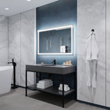 30-in. x 48-in. Frameless LED Front/Back Light Bathroom Mirror w/Defogger