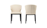 Delaney Dining Chair Warm Beige-Set of Two