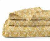 Printed Linen Sheet Set – 100% Linen Bedding