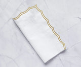 Embroidered Table Napkins - Beige