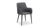 Cantata Dining Chair Slate Vegan Leather - Set of Two