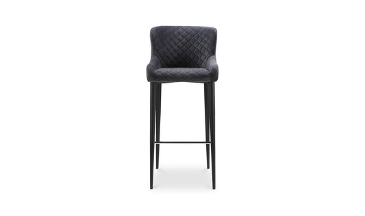 Etta Bar Stool Dark Grey
