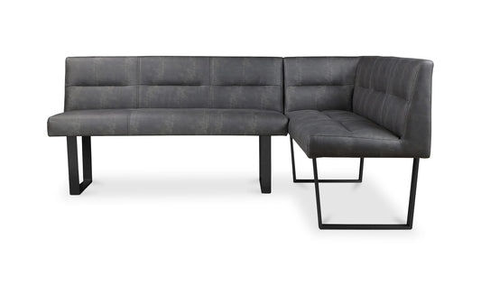 Hanlon Corner Bench Dark Grey