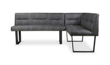 Hanlon Corner Bench Dark Grey