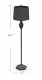 Esmeralda Resin Gray & Beige Floor Lamp