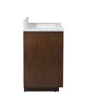 Morombe 36" Cocoa Marble Vanity with Rectangular Undermount Sink