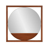Dirken Wooden Framed Mirror