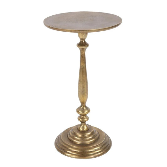 Candlestick Antique Brass Martini Table