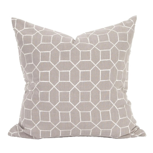 24 x 24 Pillow Trellis Slate - Down Insert