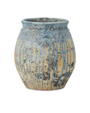 Cinisi Medium Antique Blue Drip Planter