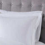 Cotton Sateen Luxury Comforter/Duvet Cover Set, White