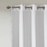 Wholesale Metallic (Max Blackout) Window Panel, White/Silver