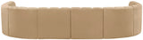 Arc - Velvet Modular U-Shaped Sectional