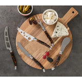 Wholesale Laguiole 5-Piece Artisan Tortoise Shell Cheese Knife Set