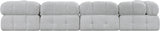 Ames - 5 Piece Fabric Modular Sectional