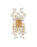 Forget-Me-Not Gold Wall Sconce