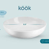 Kook Ceramic Pasta Bowls 40 oz, Set of 4