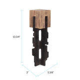 Cade Architectural Pillar Candle Holder- Tall