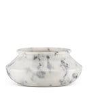 Punto Large White Marble Bowl