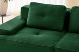 CORDELIA 117" 3-Seater Sofa with 2 Ottomans