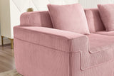 MARTHA 117" 3-Seater Sofa with 1 Ottoman
