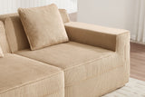 MARTHA 153" 4-Seater Sofa with 2 Ottomans