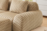 LAURENT 82" Loveseat with 1 Ottoman