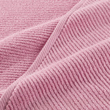 4pcs 100% Cotton Quick-Dry Ribbed Hand Towel Set, Pink