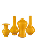 Yellow Peking Stem Vase