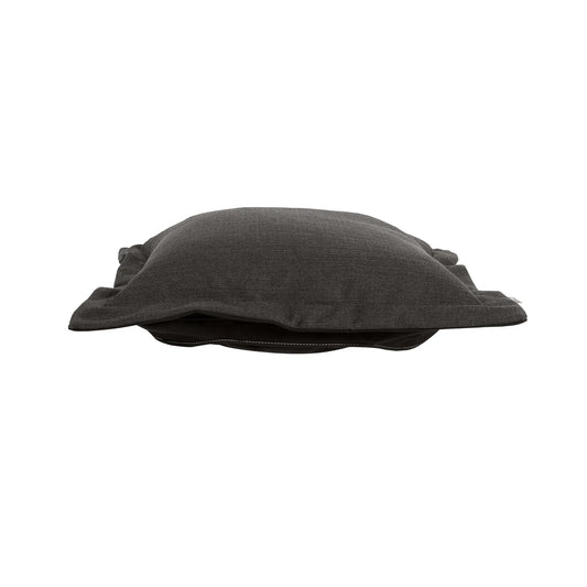 Puff Ottoman Cushion Sterling Charcoal -Cushion and Cover Only
