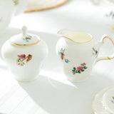 Gracie Bone China Anna Garden Sugar & Creamer Set