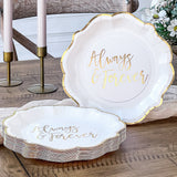 Always & Forever 72pc Party Tableware Set for 24