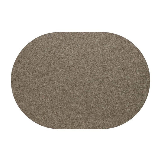 Loft Felt Stone Placemat - Oval 13.3x16.5"- Set of 4